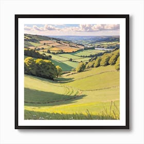 Avon Valley Art Print