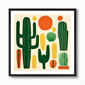 Cactus Illustration Art 91 Art Print