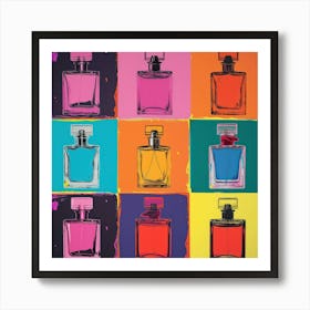 Perfume Bottle Pop Art 3 Art Print