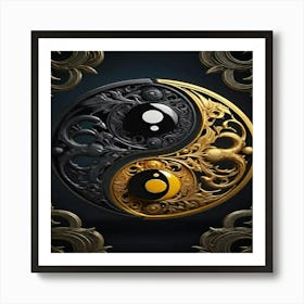 Yin Yang 2 Art Print