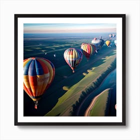Hot Air Balloons 2 Art Print