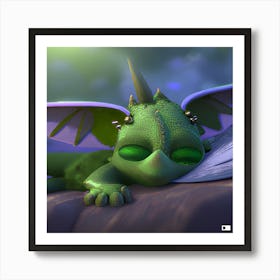 Sleeping Dragon Art Print