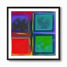 It just squares Art Print