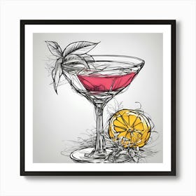 Cocktail In A Glass 7 Art Print