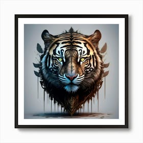 Tiger Head 1 Affiche