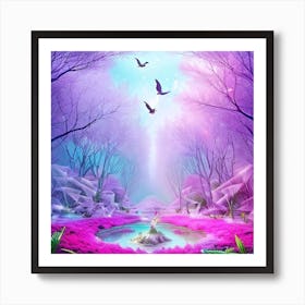 Fairytale Landscape 2 Art Print