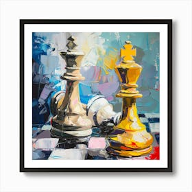 Chess Pieces Art Print