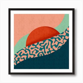 Horizon Square Art Print