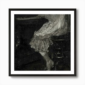 Girl At The Piano 1 Art Print