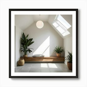 Hallway - Hallway Stock Videos & Royalty-Free Footage 11 Art Print