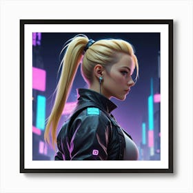 Elia A Female Character Art Print