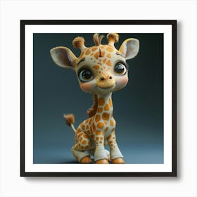 Giraffe 39 Art Print