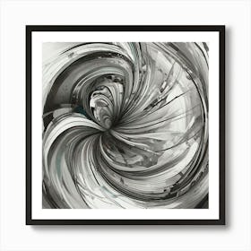 Abstract Swirl Art Print