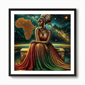 African Woman 6 Art Print