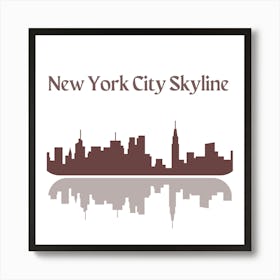 New York City Skyline Art Print