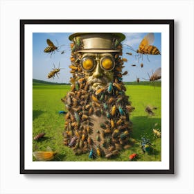 Bug man Art Print