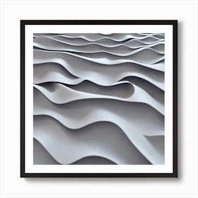 Abstract Wave 4 Art Print