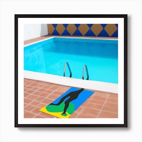 Fancy a swim Art Print
