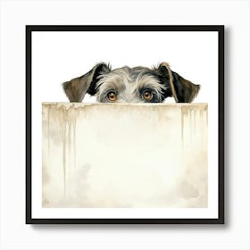 Standard Schnauzer Dog 4 Art Print