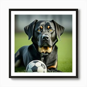 Rottweiler Dog Art Print