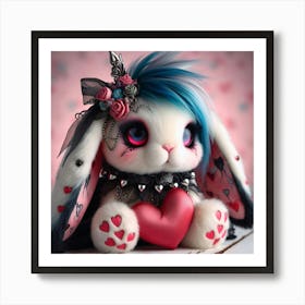 Bunny Valentine 2 Art Print