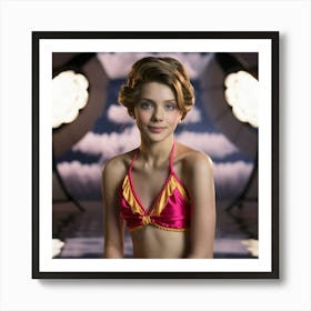 Girl In A Bikini 1 Art Print