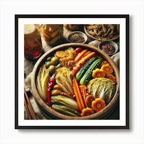 Sovereign Flame Han Pickled Vegetables Art Print