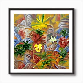 Tropical Abstract Affiche