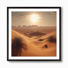 Desert Landscape 86 Art Print