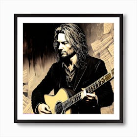 musicien Art Print