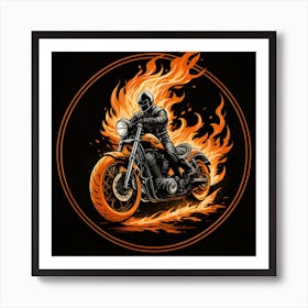 Night Rider Art Print