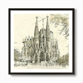 Sagrada Familia 5 Art Print