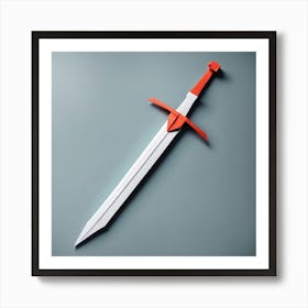 Sword - Sword Stock Videos & Royalty-Free Footage Art Print