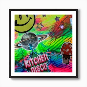 Kitchen Disco 2 Art Print