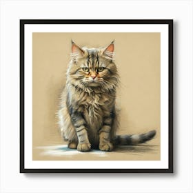 Coon Cat 3 Art Print