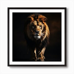 Lion Portrait Art Print