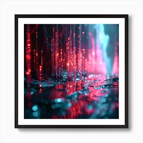 Abstract Light Painting Art Print