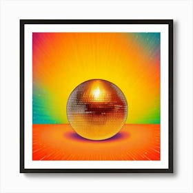 Disco Ball Art Print