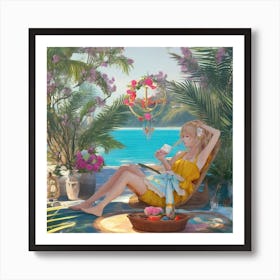 Peaceful Feminine Warm And Chic Inspired 3 Art Print