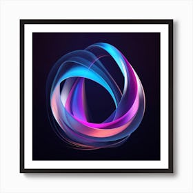 Glowing Ring 1 Art Print