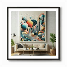 Abstract Painting For Stylish Walls Art Print