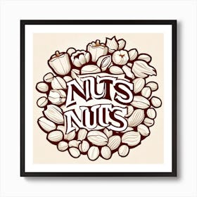 Nuts Logo 3 Art Print