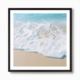 Beach White Sand Dunes Art Print