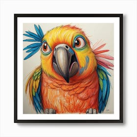 Parrot 50 Art Print