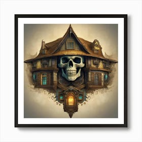 House in the Woods Art Print