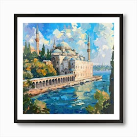 Blue Mosque 11 Art Print