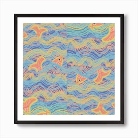 I C Fish Art Print