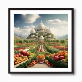 Ad - Vegetable Garden Art Print