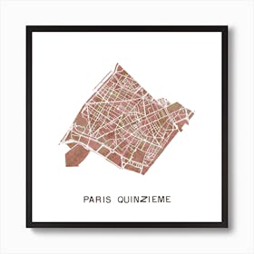 Paris 15ème Art Print