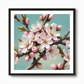 Cherry Blossoms art print 7 Art Print